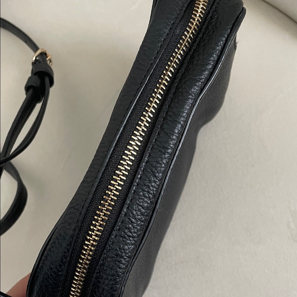 Coach Black Pebbled Leather Crossbody Bag - Picture 5 of 9